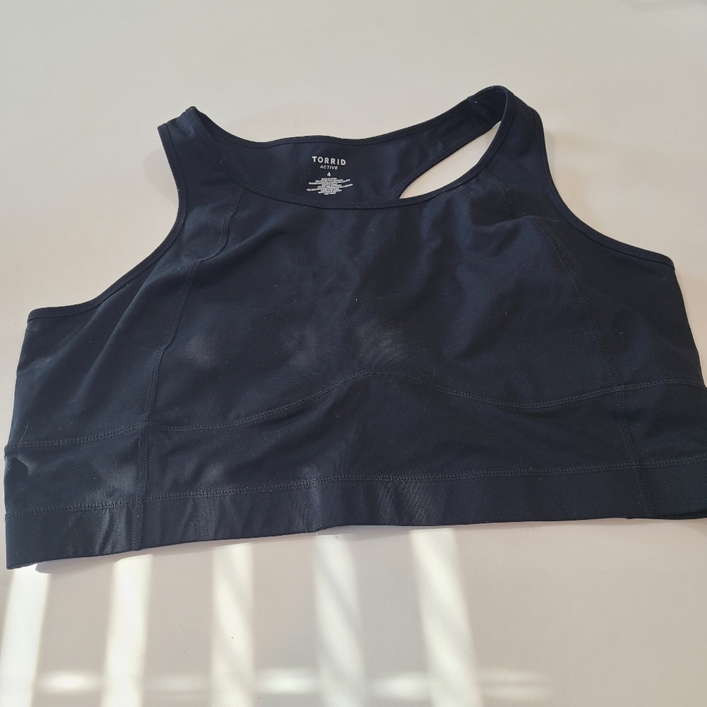 Torrid Black Racerback Sports Bra Intimates in Size 4